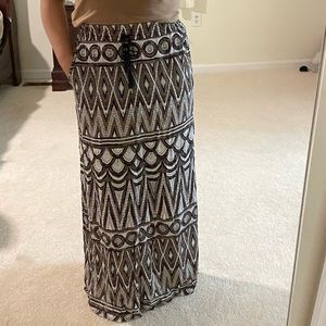 H&M Paisley Skirt With Pockets Size 6